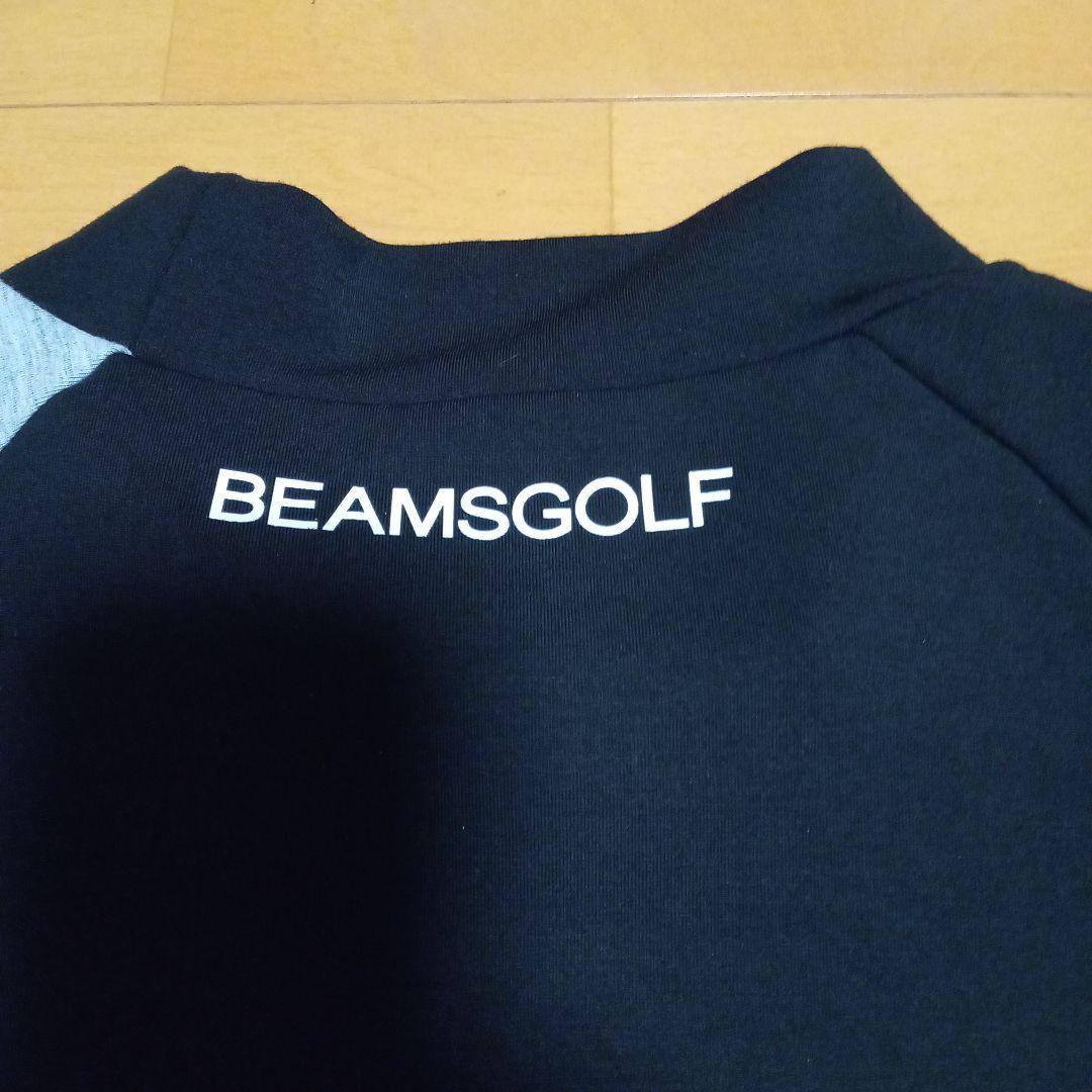 beams　golf　半袖モックネックシャツ