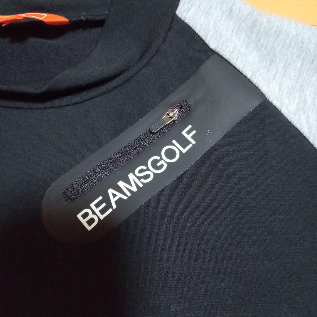 beams　golf　半袖モックネックシャツ