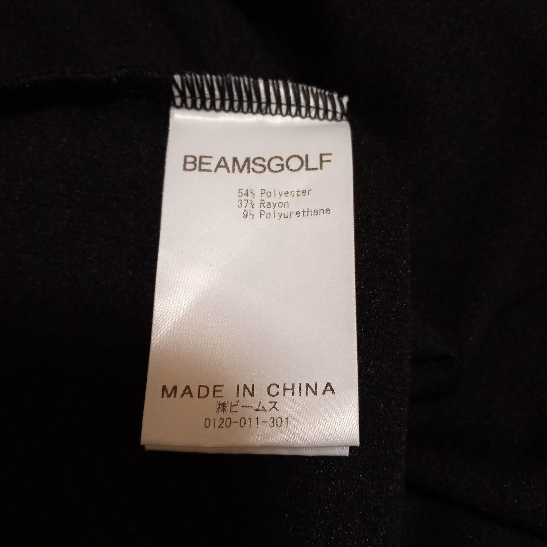 beams　golf　半袖モックネックシャツ