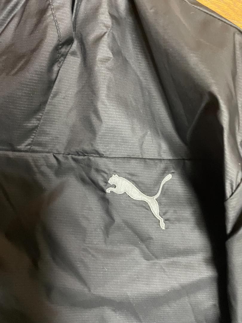 PUMA(プーマ） 裏起毛 ナイロン セットアップ サイズL ブラック