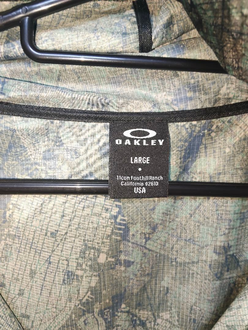 OAKLEY オークリー 17FW 希少 総柄 XL相当 ウィンドブレーカー