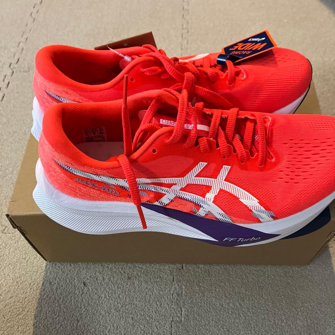 【新品・未使用】asics MAGIC SPEED 4 WIDE 25.0cm