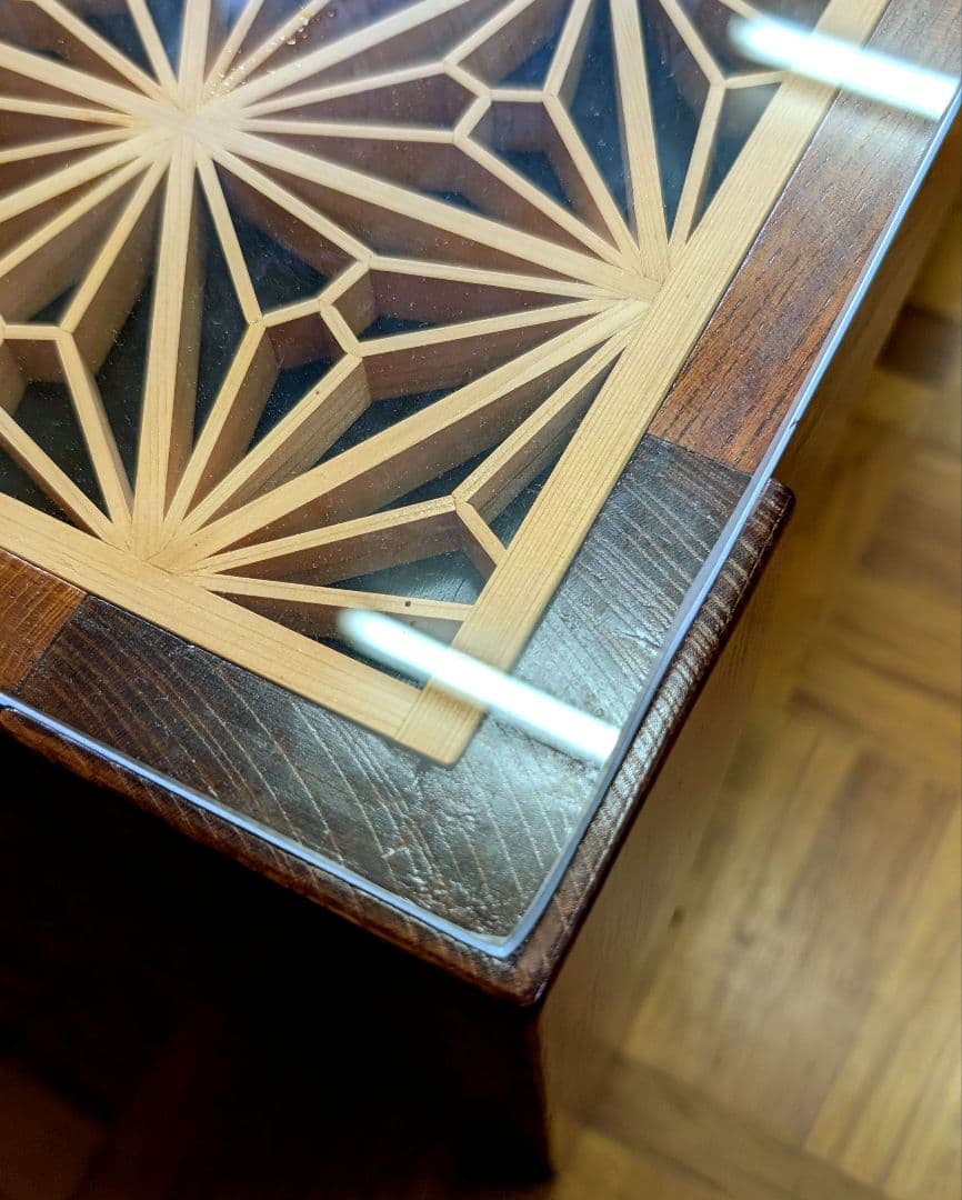 【価格相談可】組子細工　伝統工芸品　座卓　テーブル