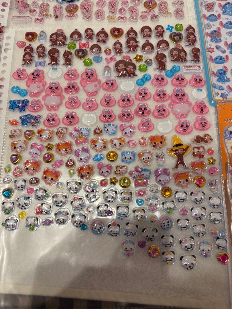 正規品ボンボンドロップシール、うるちゅる、プチドロ、様々 A4サイズバインダー