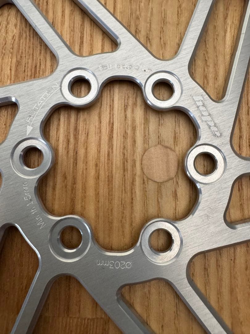 Hope rotor 203mm 未使用品