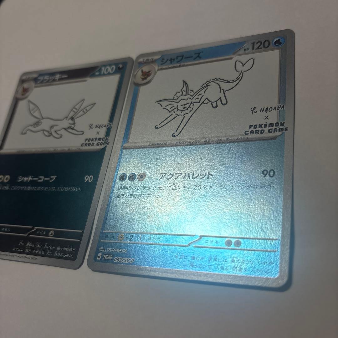 Yu NAGABAのブラッキー、シャワーズ