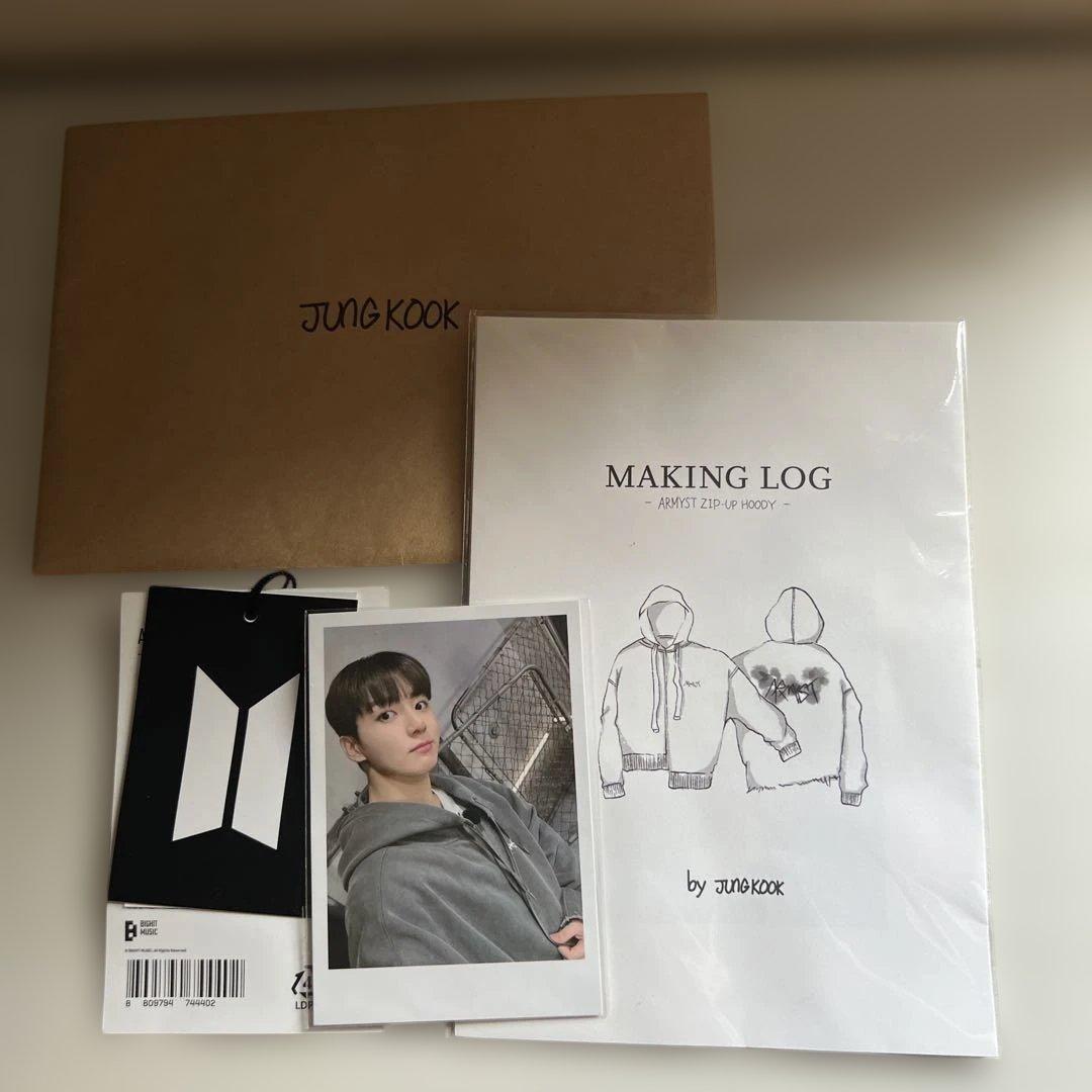 BTS JUNGKOOK アーティストメイド ARMYST フーディ　パーカー