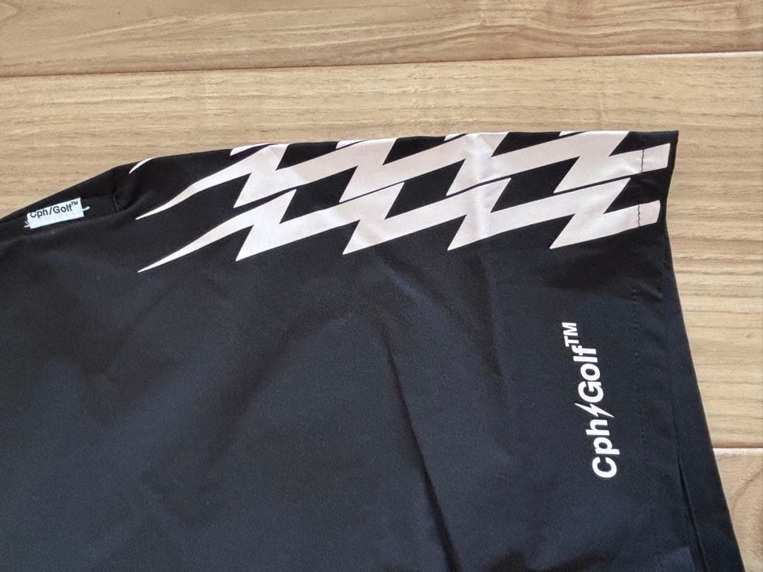 THUNDER STRIPES ADJUSTABLE SHORT クロ　Mサイズ