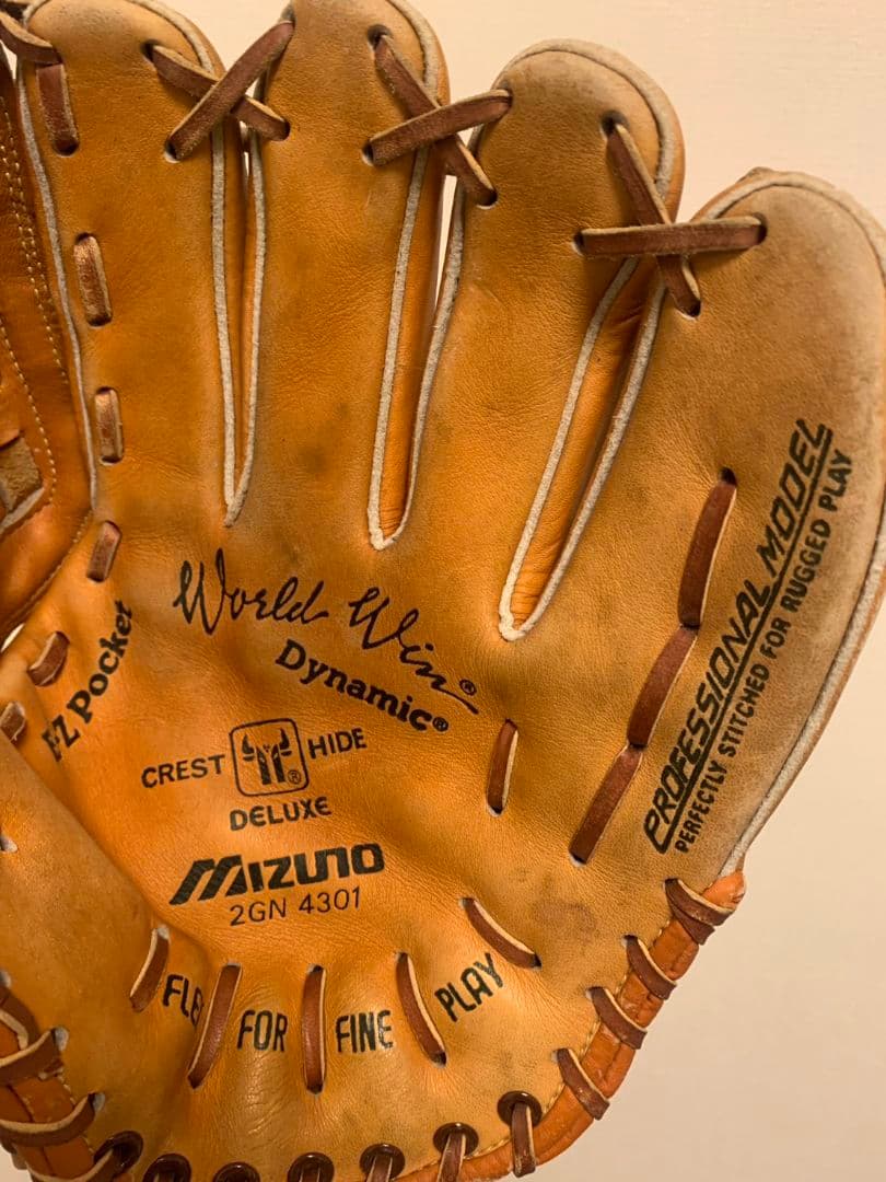 Mizuno 軟式グローブ プロフェッショナルモデル 青カップ