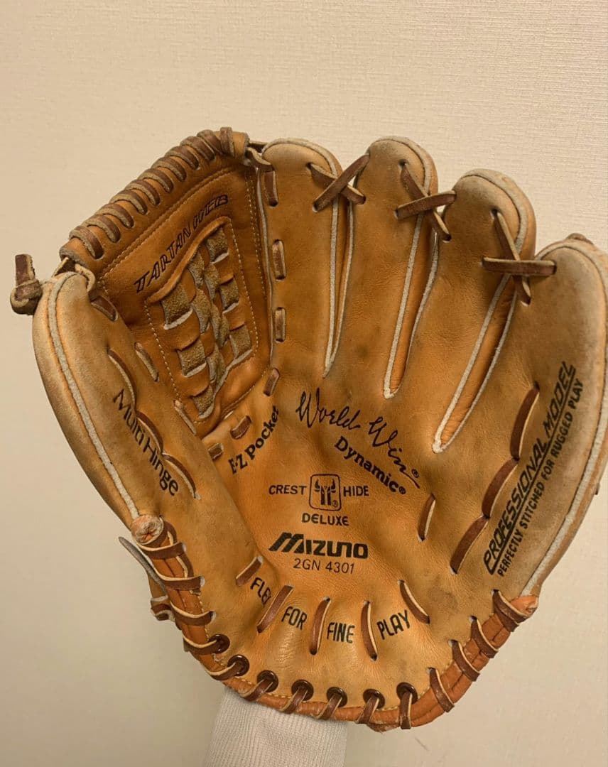 Mizuno 軟式グローブ プロフェッショナルモデル 青カップ