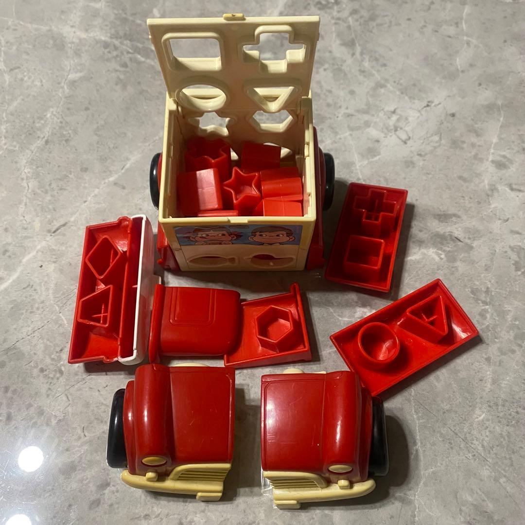 超レア ペコちゃん BANDAI バンダイ パズル 車おもちゃ レトロ