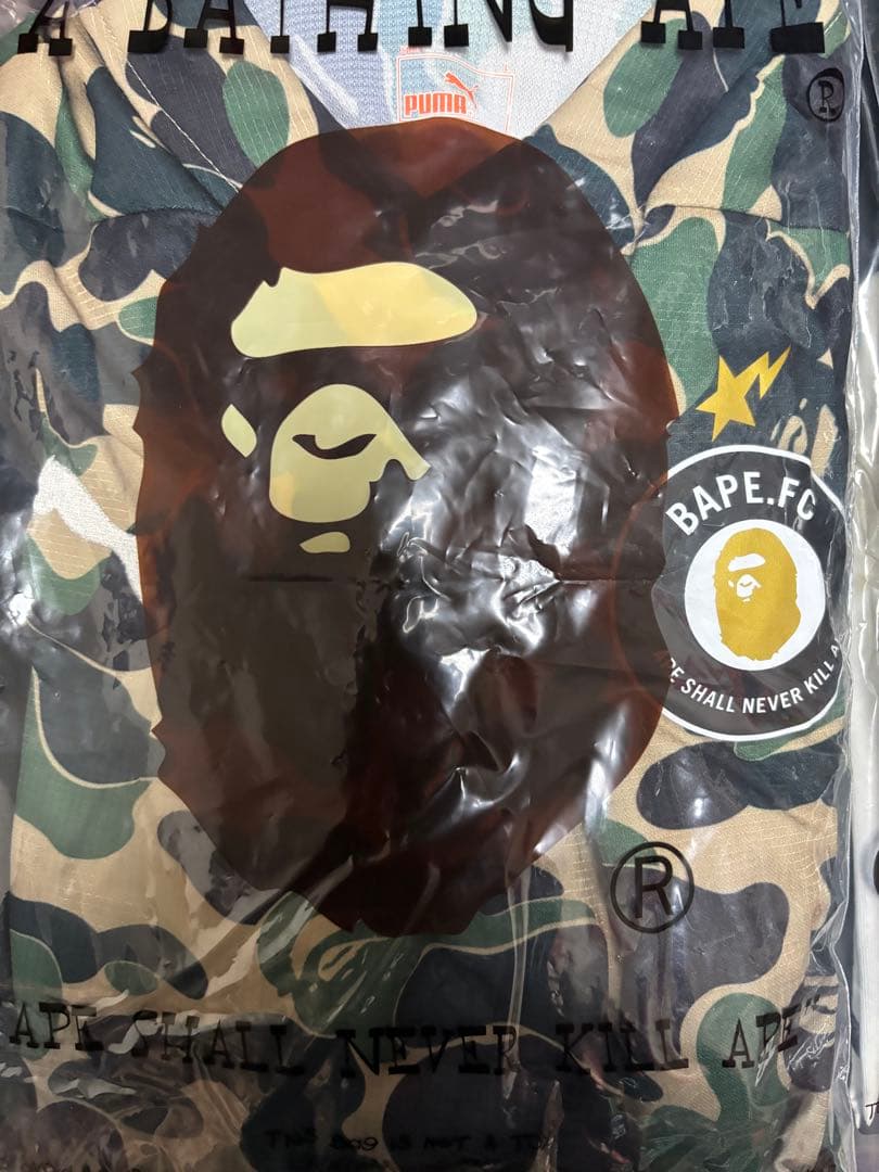 BAPE.FC PUMA camoポロシャツ