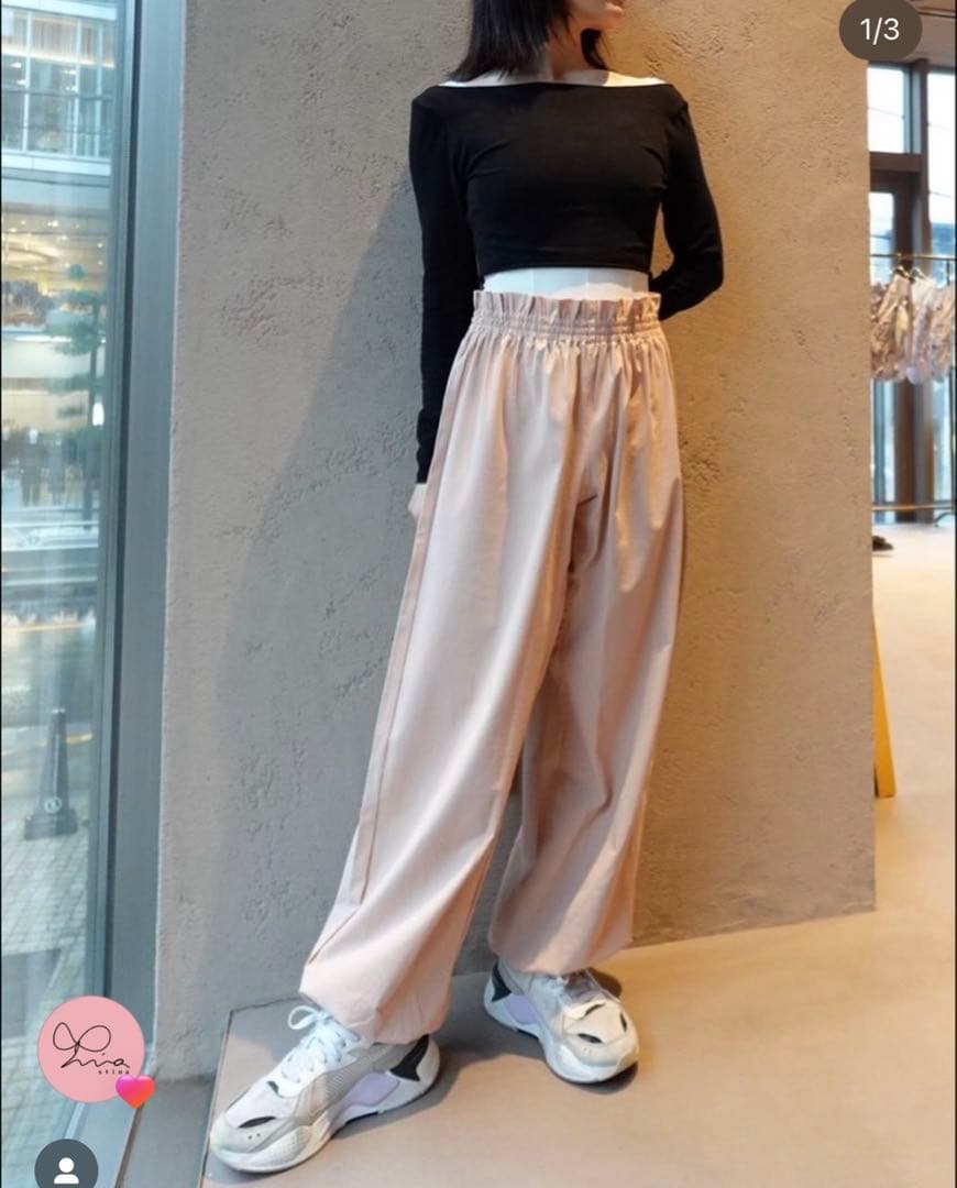 新品未使用　stina Retune. warm up pants