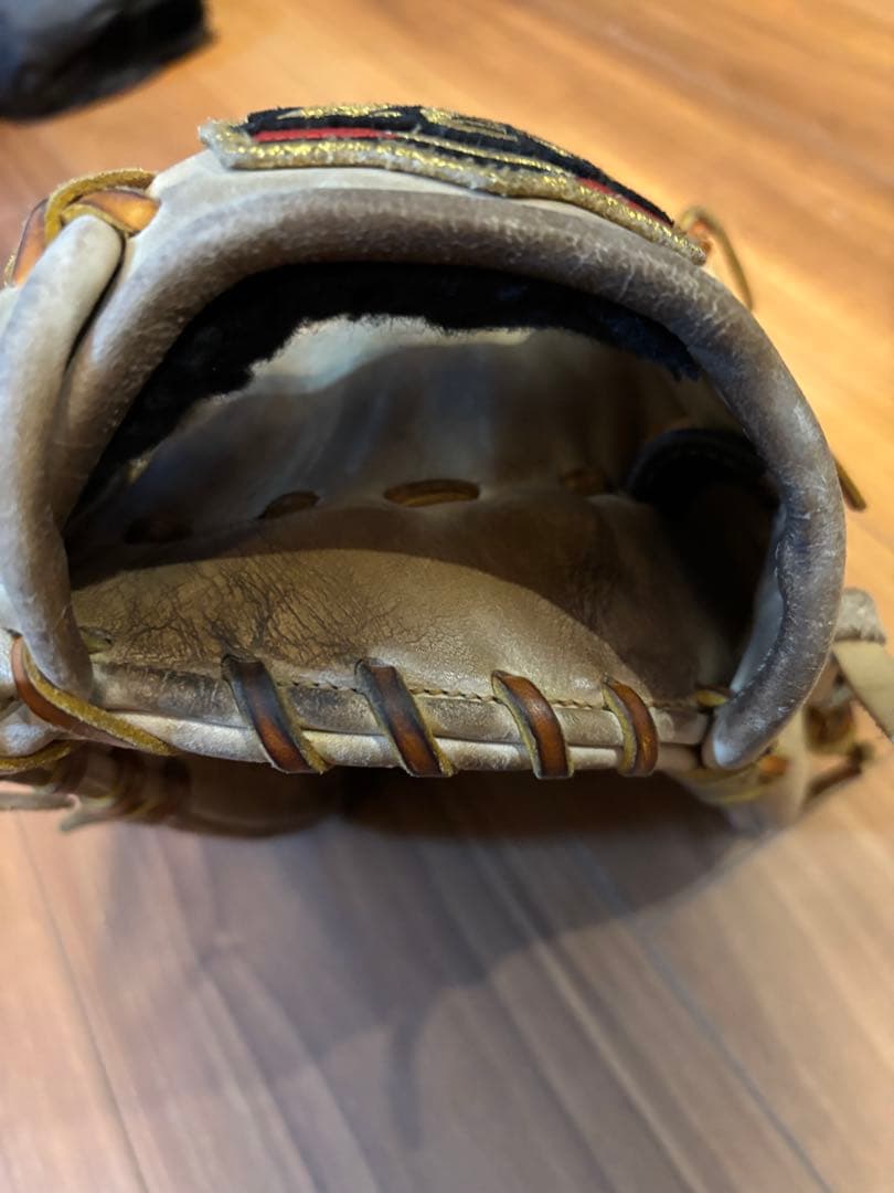 ZETT 硬式グローブ キャメル 内野手用 源田モデル 小指2本