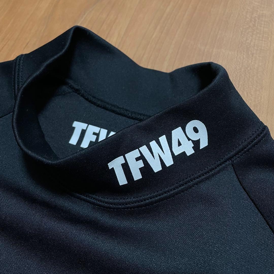TFW49 モックネック　ロングTシャツ ブラック　M レディース　ゴルフ