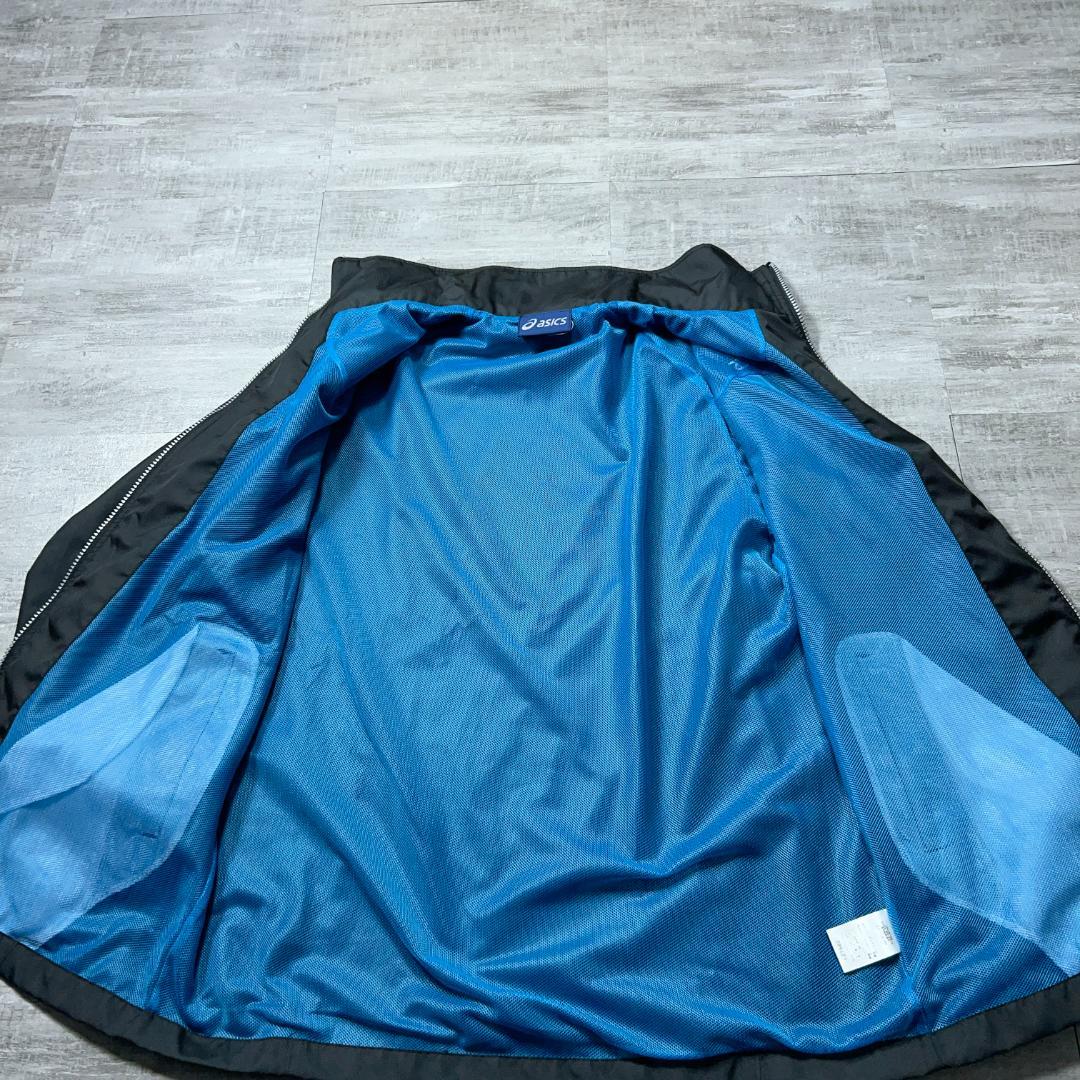 asics アシックス ウィンドブレーカー 上下 セットアップ L 黒 裏地