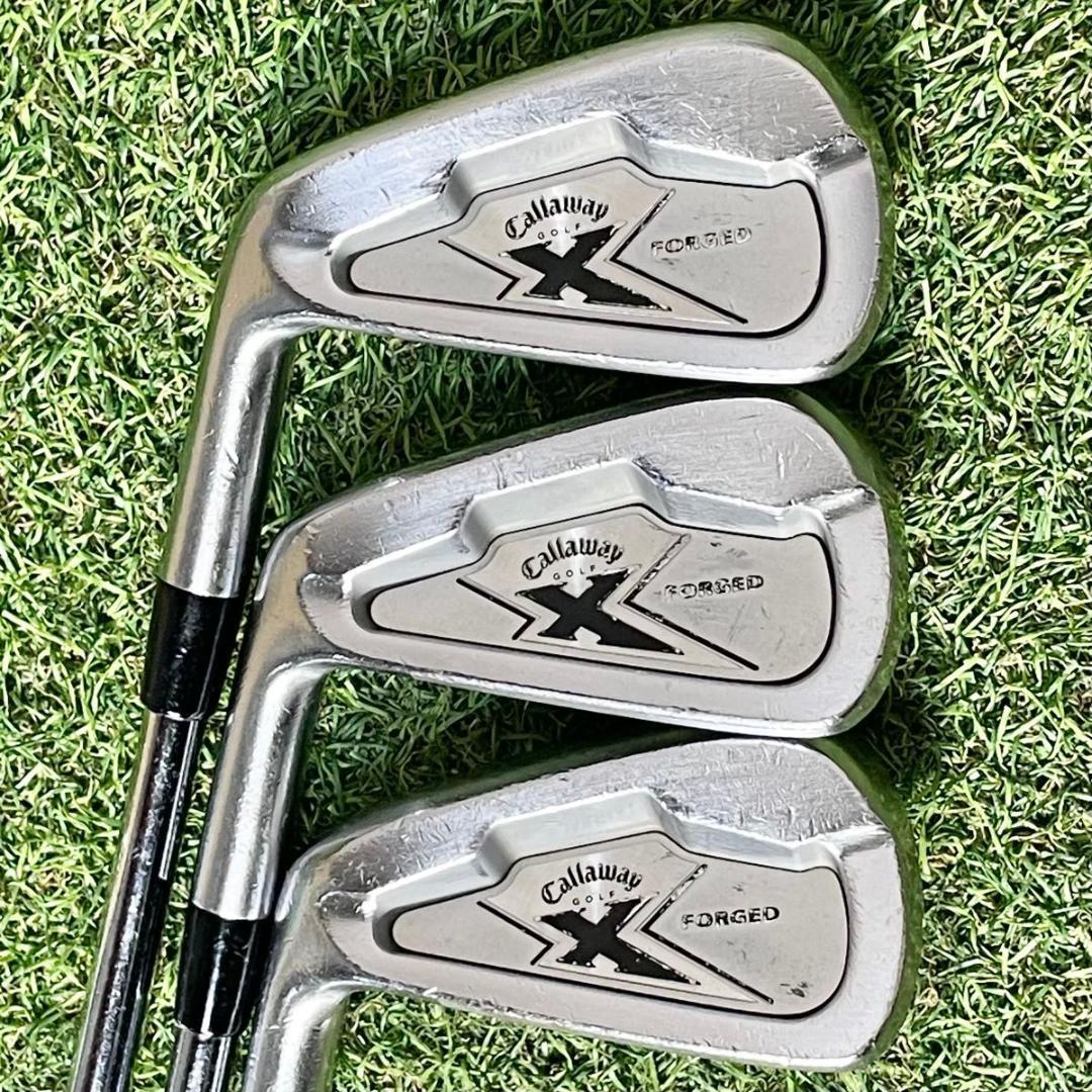 【貴重なレフティ】キャロウェイ X FORGED アイアンセット 6本 S 左用