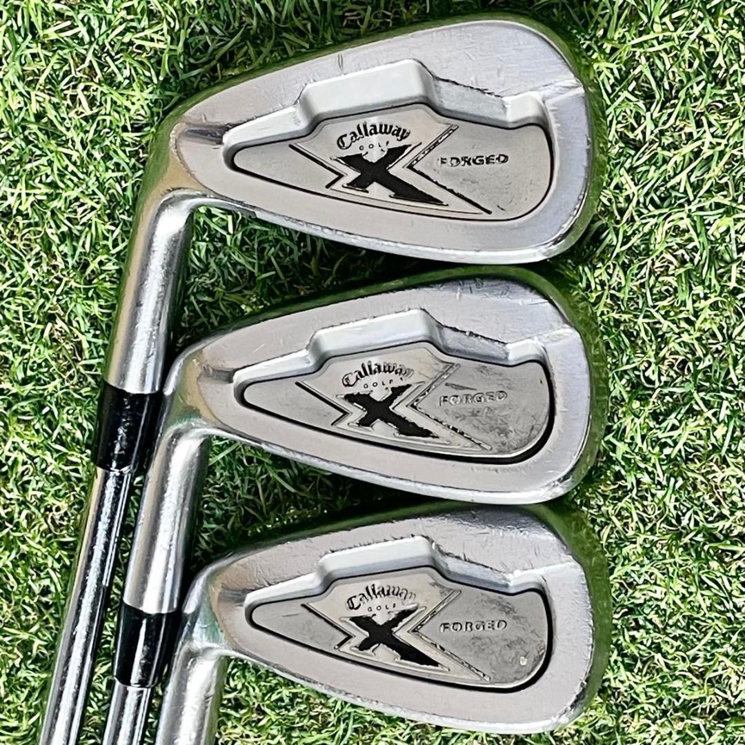 【貴重なレフティ】キャロウェイ X FORGED アイアンセット 6本 S 左用