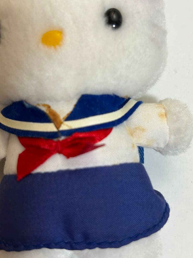 レア　希少　年代物　サンリオ ハローキティ 学生 制服 マスコットキーホルダー