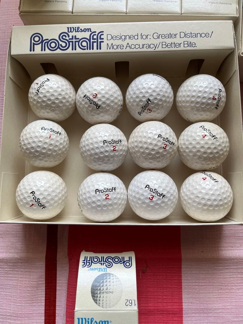 Wilson ProStaff 1.62 ゴルフボール 5箱セット12個入り