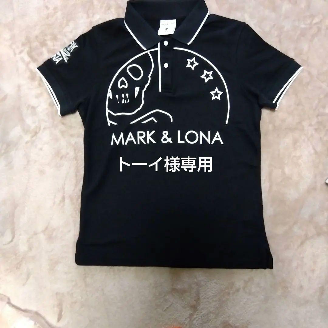 MARK & LONA 黒 スカルポロシャツ