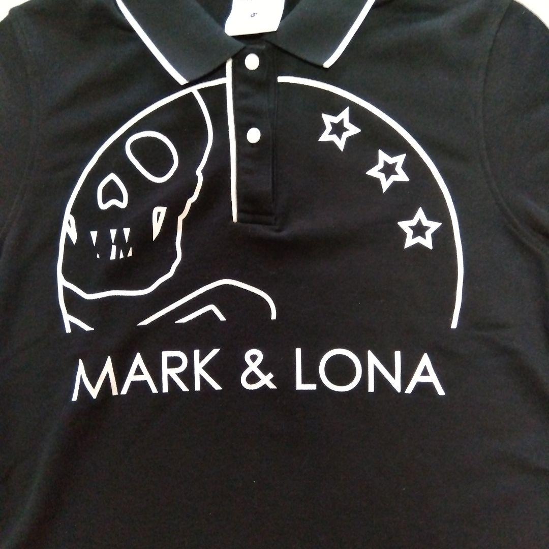 MARK & LONA 黒 スカルポロシャツ