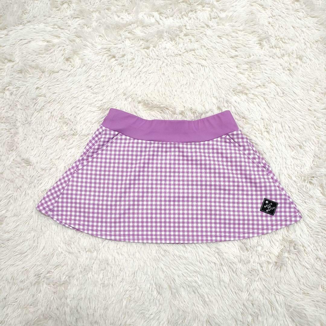 BALLE DE MATCH パープルチェック セットアップ Mサイズ