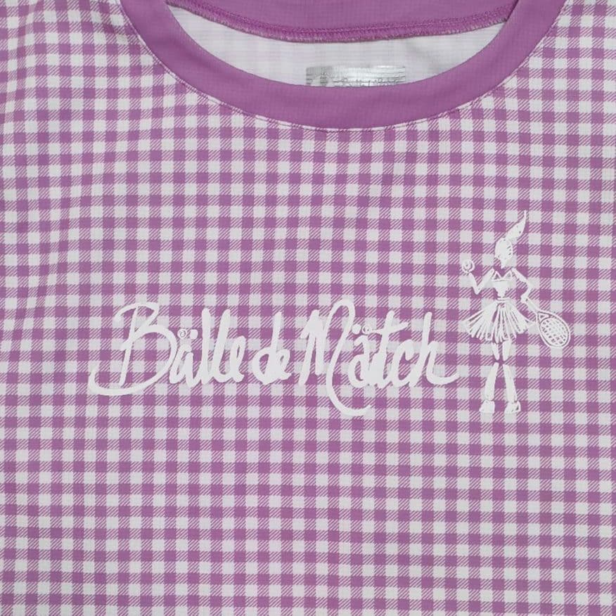 BALLE DE MATCH パープルチェック セットアップ Mサイズ