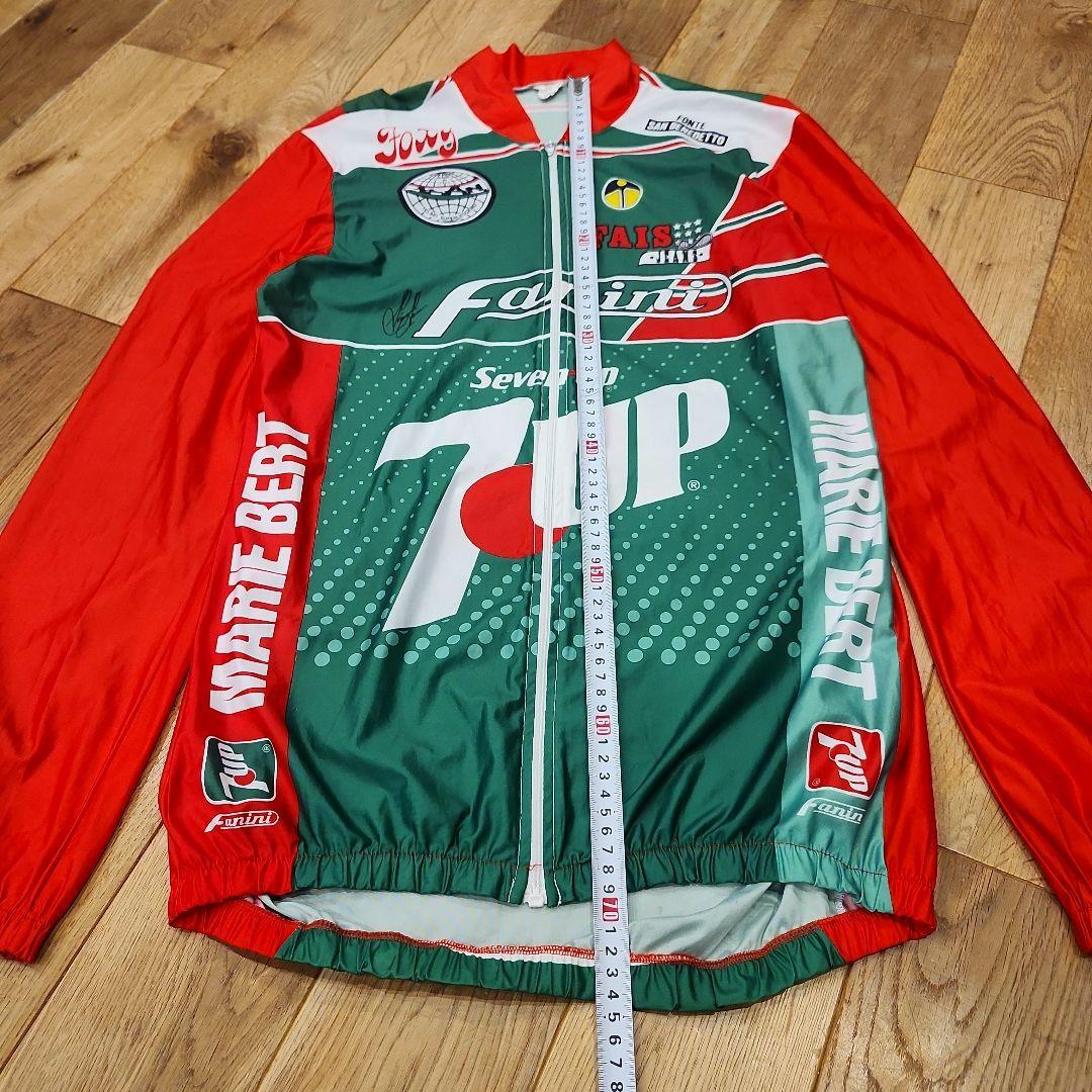 希少　レア　80s　vintage サイクリングジャージシャツ　セブンアップ