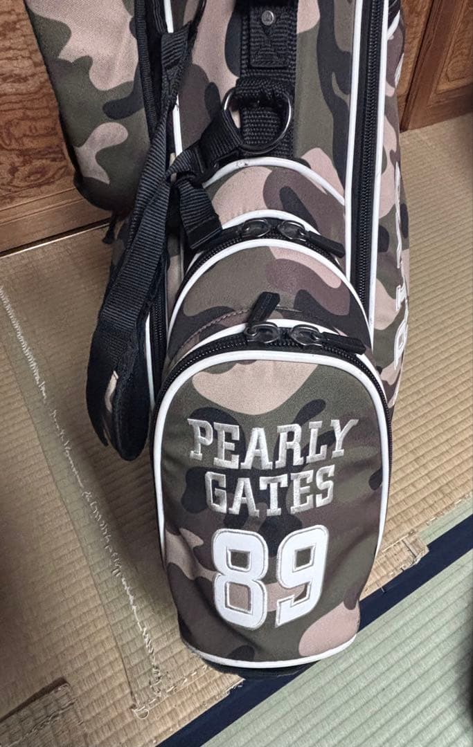PEARLY GATES キャディバッグ 9.5型 カモフラージュ かも柄