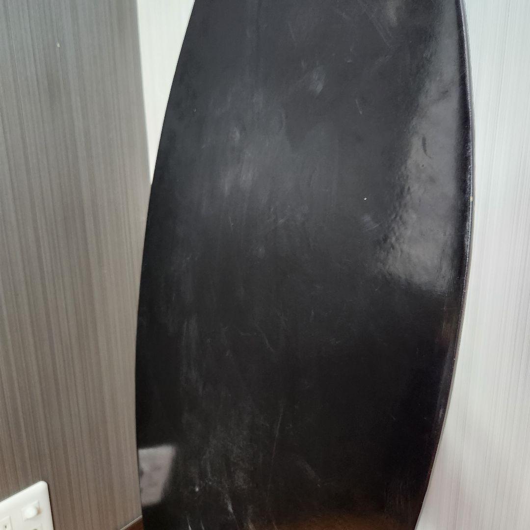 【オールブラック】スキムボード　木製 132cm × 52cm