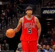 BULLS ジェイレン・ローズ ROSE ＃5 NBA ユニフォーム シャツ