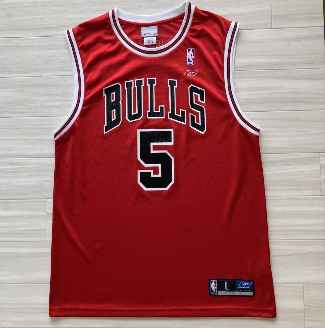 BULLS ジェイレン・ローズ ROSE ＃5 NBA ユニフォーム シャツ