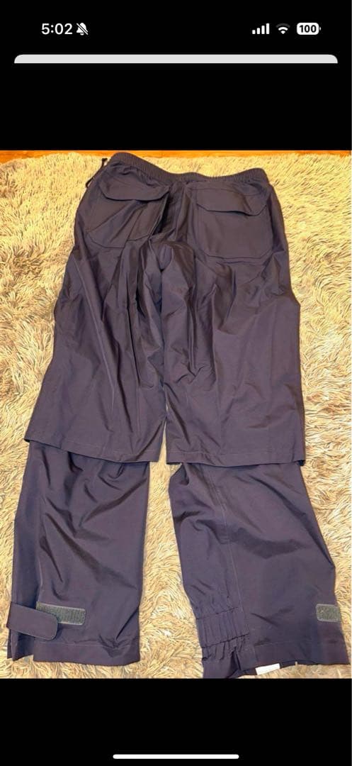 BEAMS GOLF XL ネイビー レインウェア上下セット