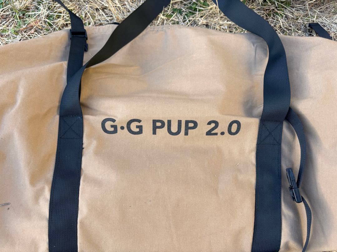 【美品】goglamping パップテント2.0 芝サイト使用5回