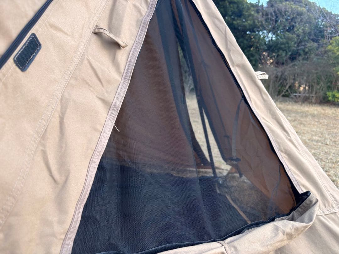 【美品】goglamping パップテント2.0 芝サイト使用5回