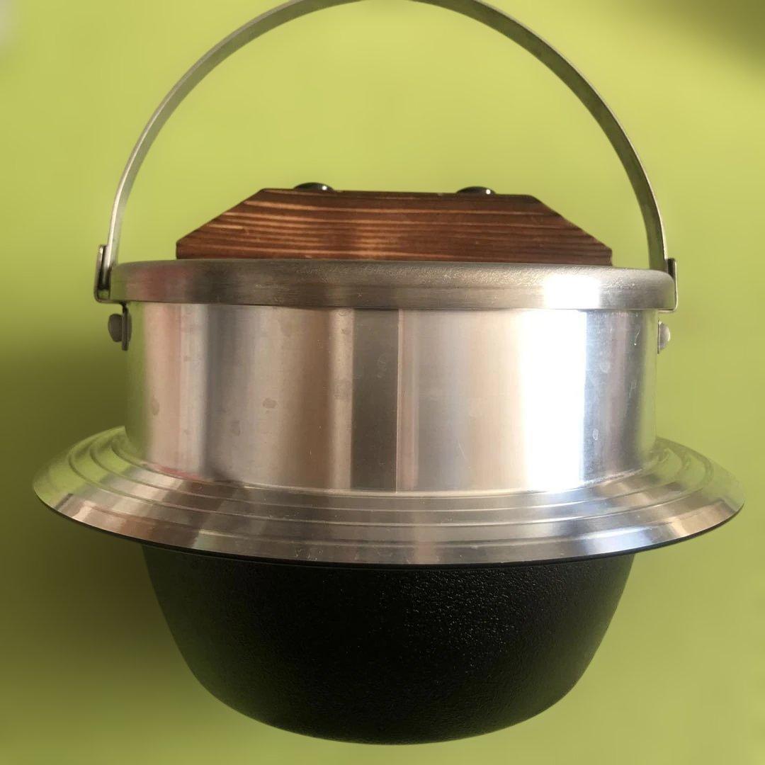希少　廃盤品 UNIFLAME 羽釜　3合炊き　フッ素加工