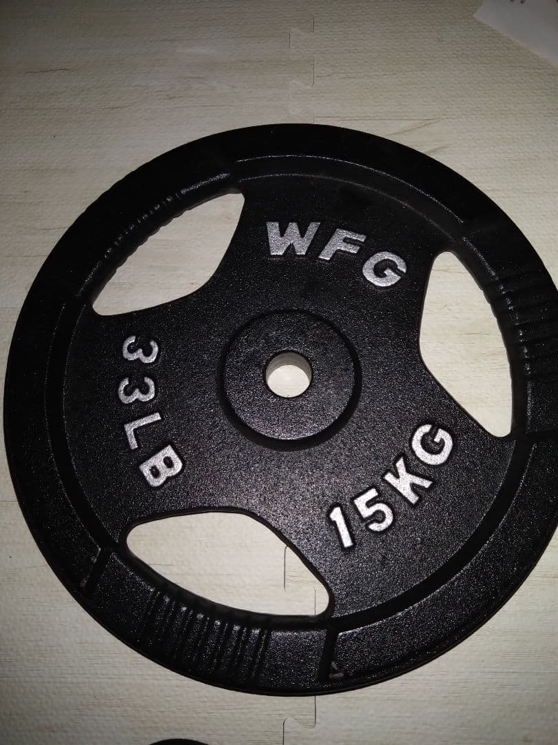 WFG 15KG ウェイトプレート　4枚 　バラ売り可　※直接取引