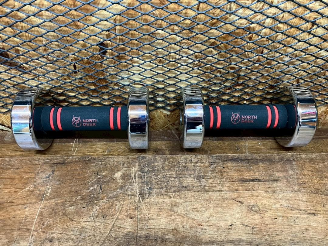 Northdeer★ダンベル★可変式★小型★スチール製5kg×2個