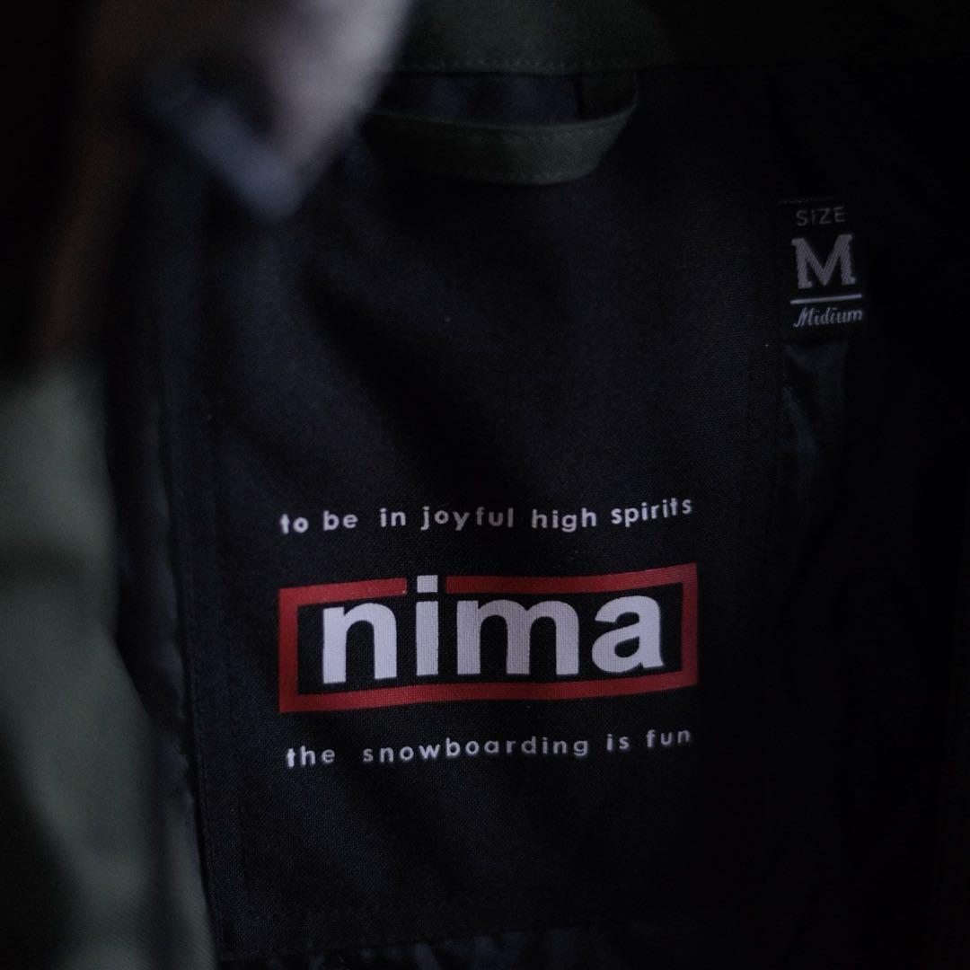 スキーウェア カーキ グリーン ミリタリートップス ジャケット nima