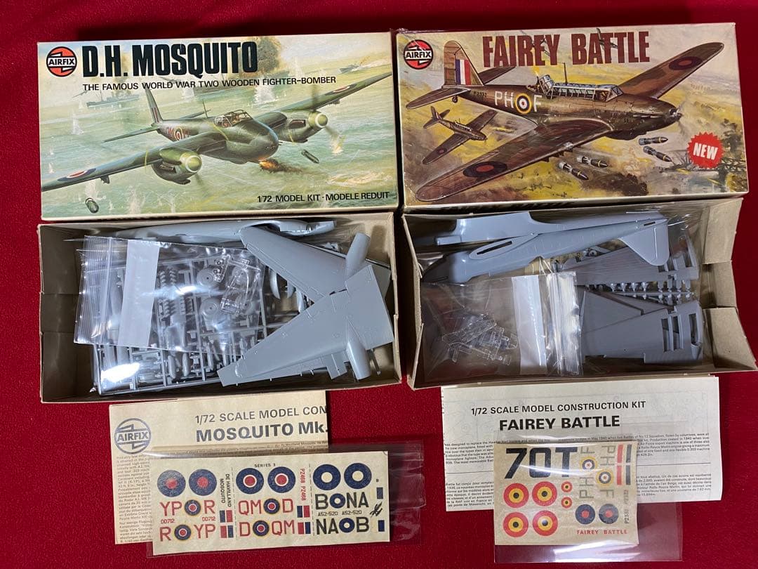エアフィクス1/72 H.S ホーク 他 イギリス機 全12個セット