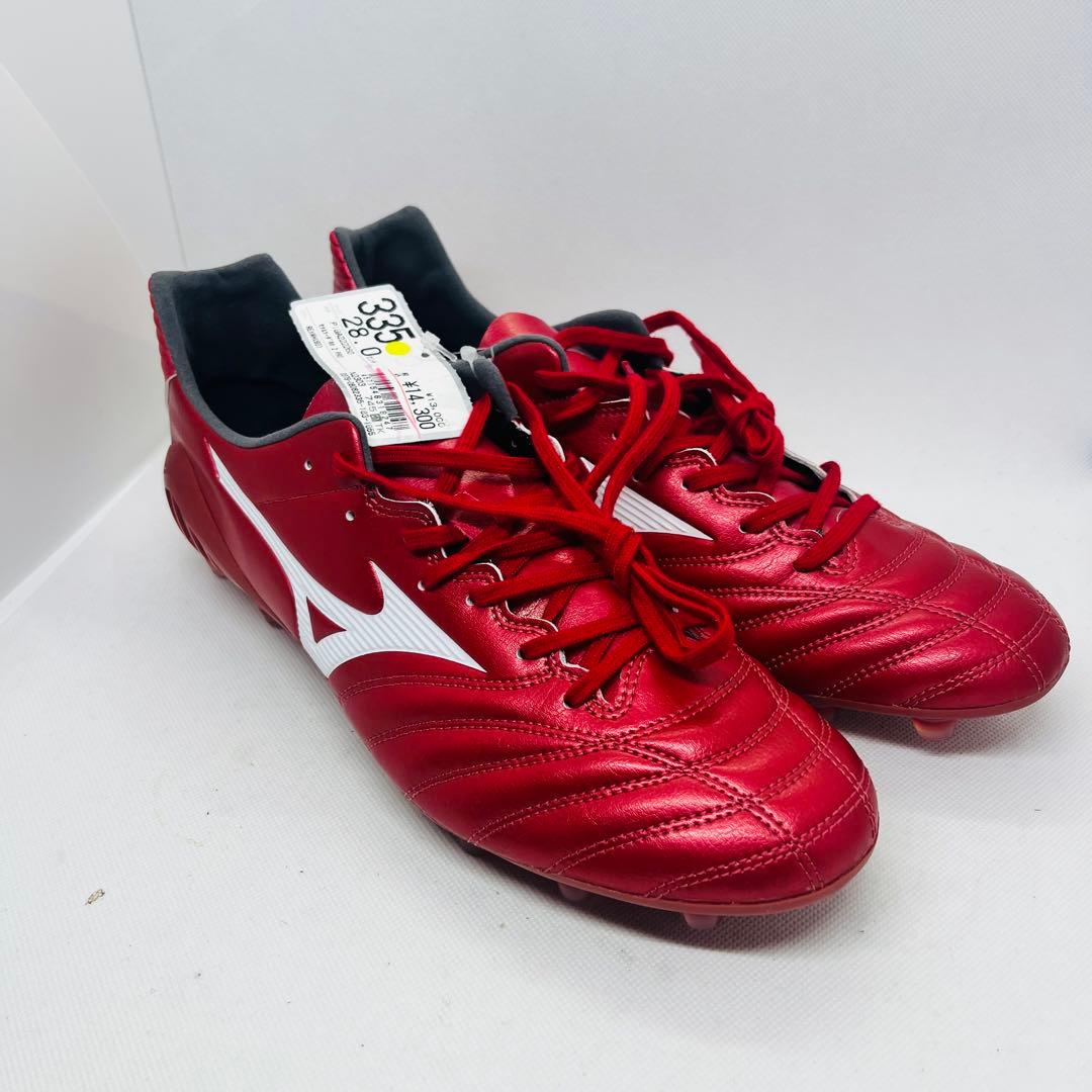 未使用　MIZUNOモナルシーダネオ2プロサッカースパイク　28cm赤