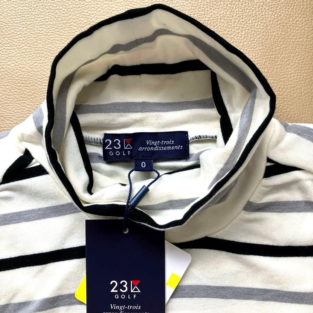 【未着用】23区GOLF レディース 長袖 タートルネック タグ付き サイズ0