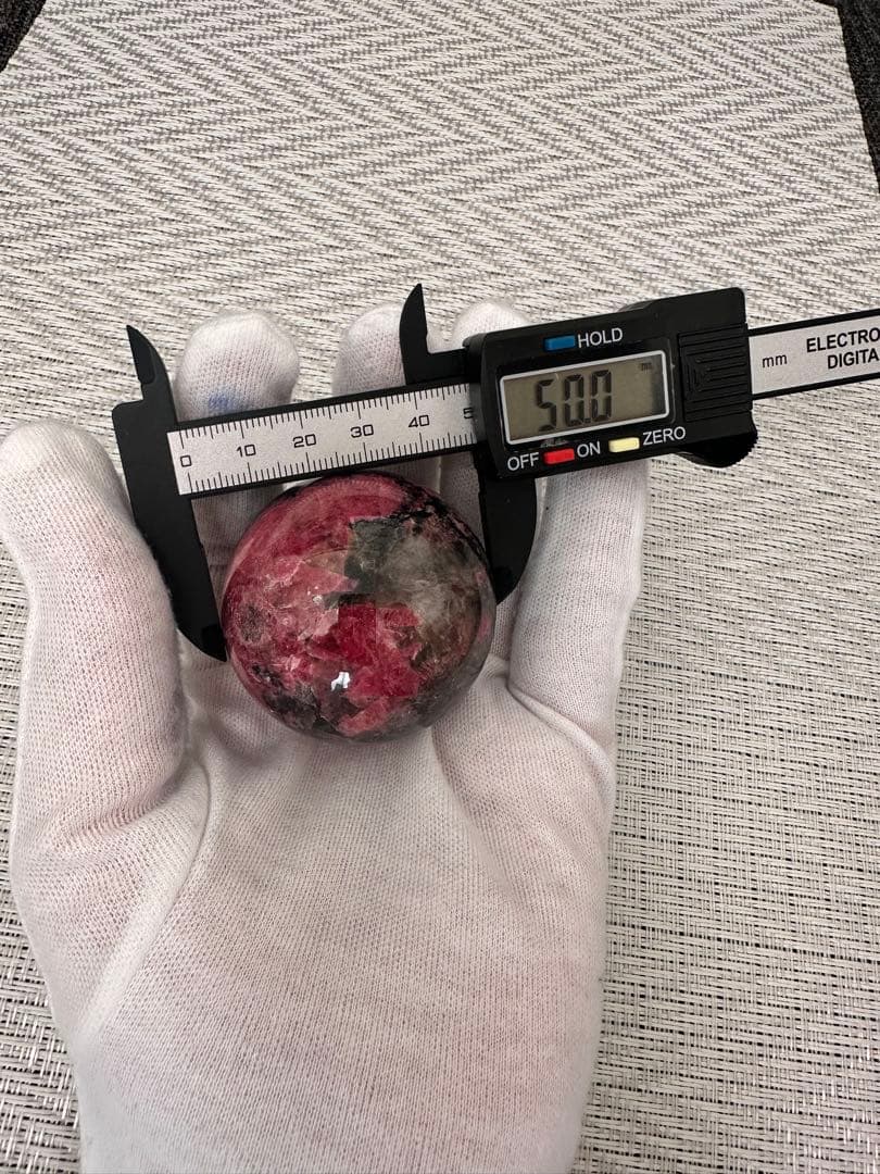 虹入り✨ロードナイト スフィア50mm 台座付き 高発色 884