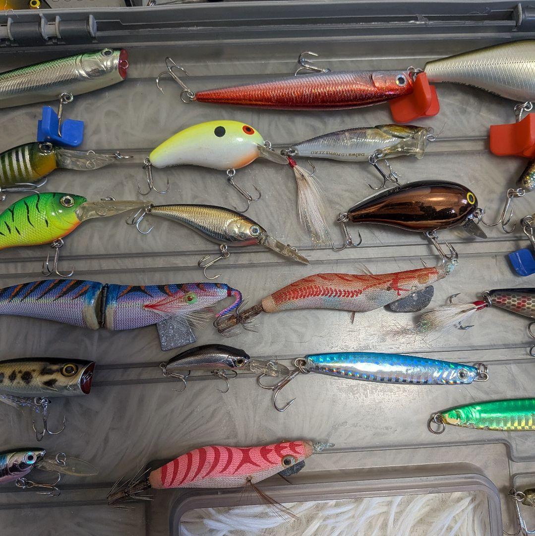 釣り ルアー フライ エギ まとめ売り 42点 フグ エビ 等