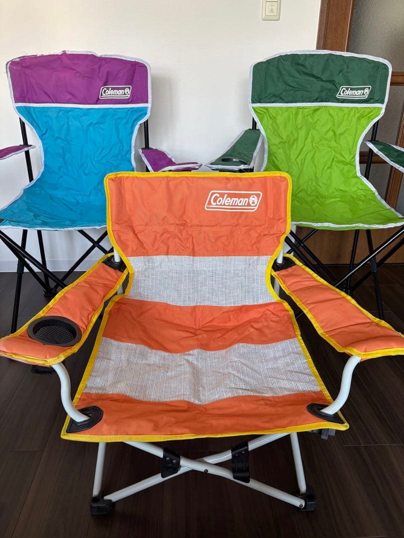 コールマン 折りたたみチェア3脚セット メッシュビーチチェア アクションチェア