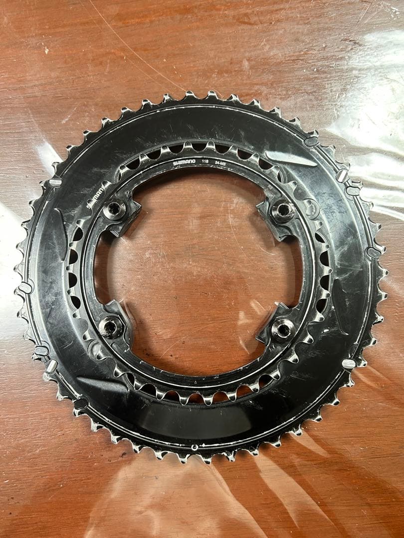 シマノ　DURA-ACE 11S 50-34T チェーンリング　r9100