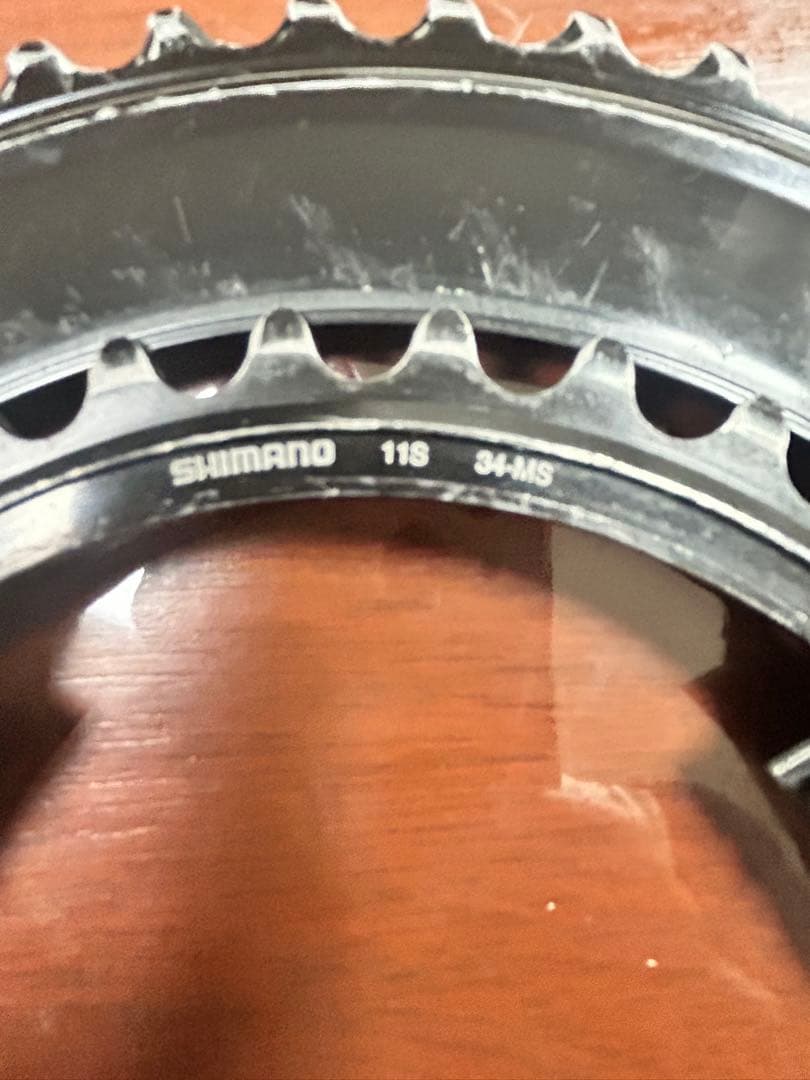 シマノ　DURA-ACE 11S 50-34T チェーンリング　r9100