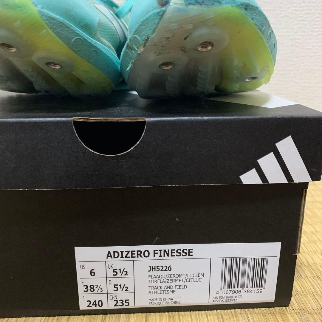 adidas アディゼロフィネス　スパイクシューズ　24.0cm
