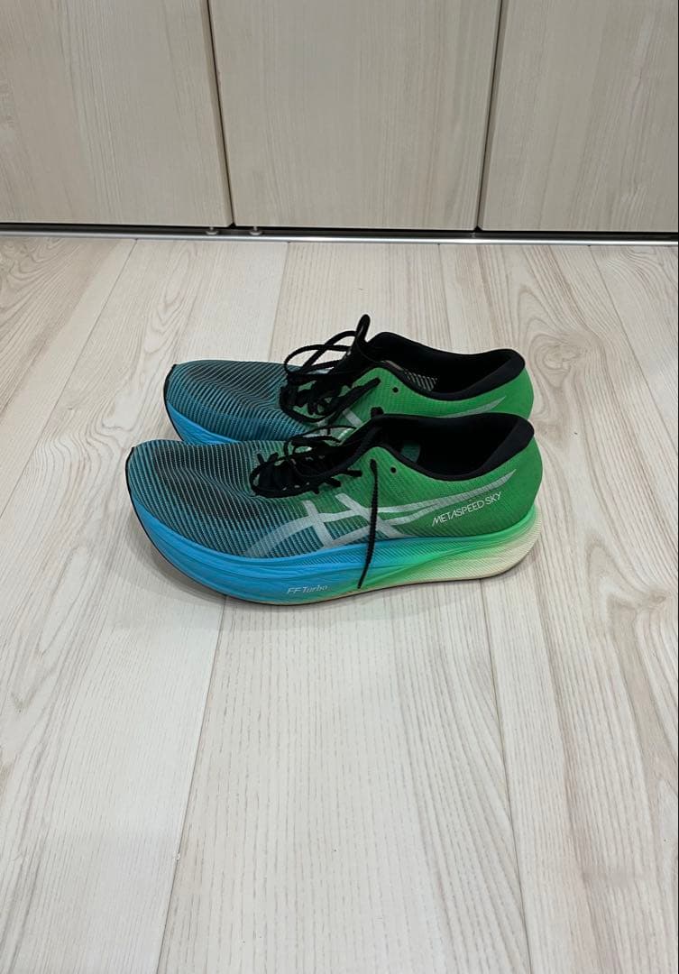 ASICS SPEED SKY+ 27.5cm（青/緑）　箱無し